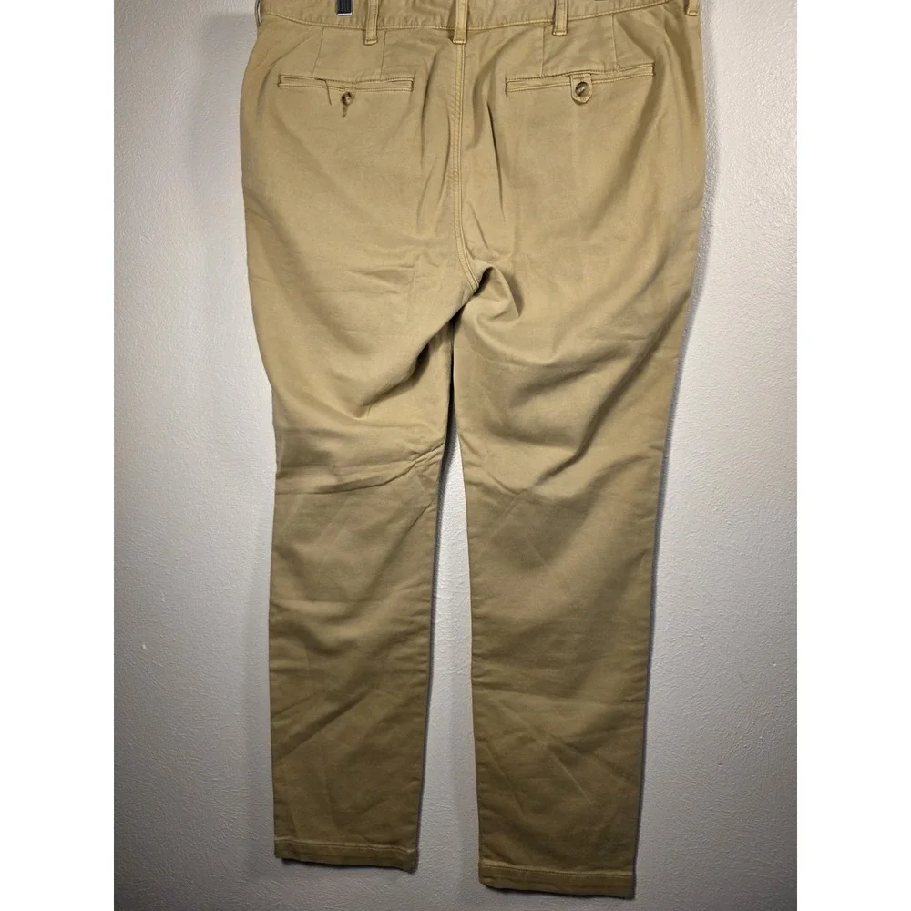 Polo Ralph Lauren Slim Fit Khaki Chinos Men's 39 x 30 Flat Classic Preppy Pants